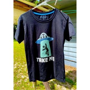 Alien Shirt “Take Me” Black Woman’s T-Shirt